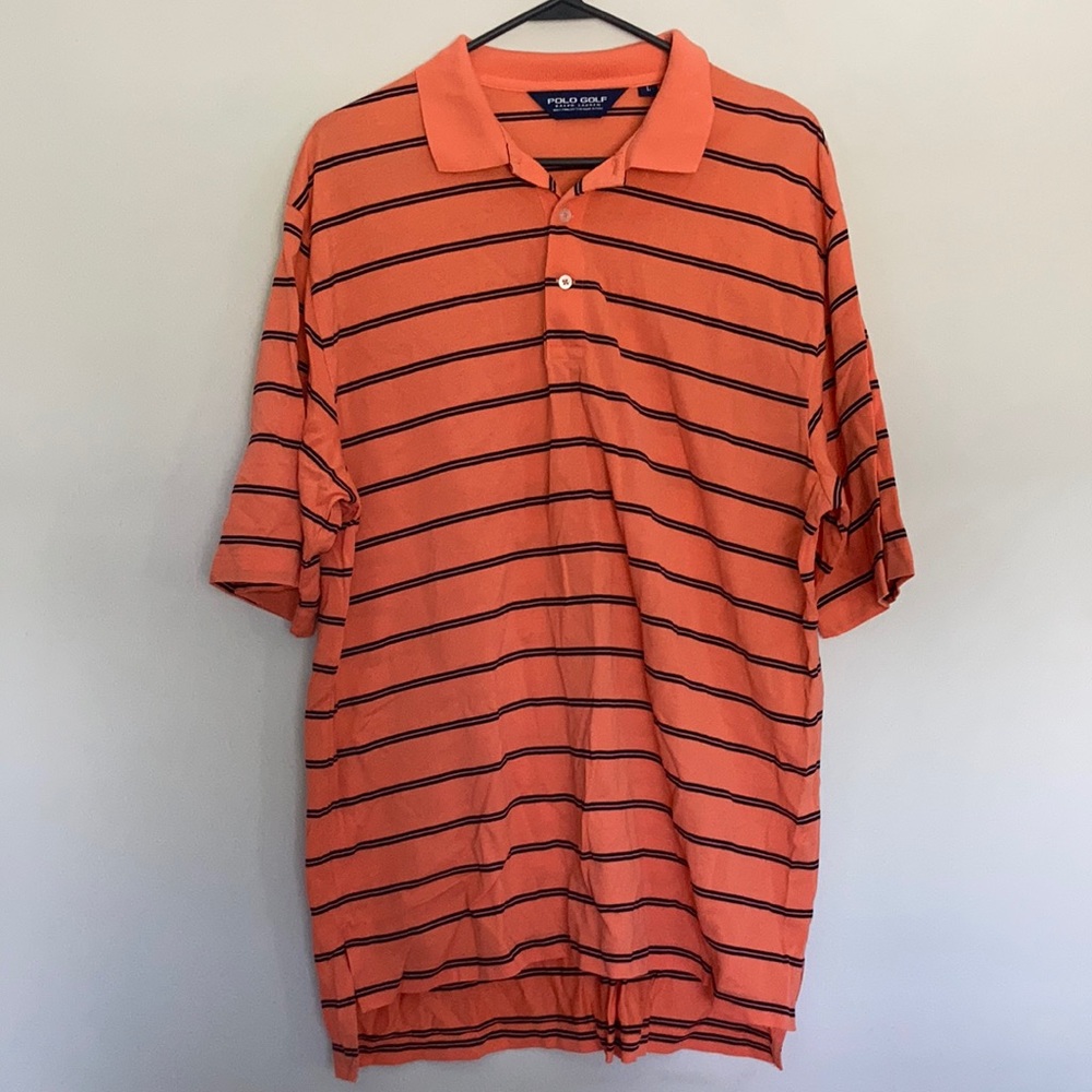 Large Orange Polo Golf Ralph Lauren Shirt